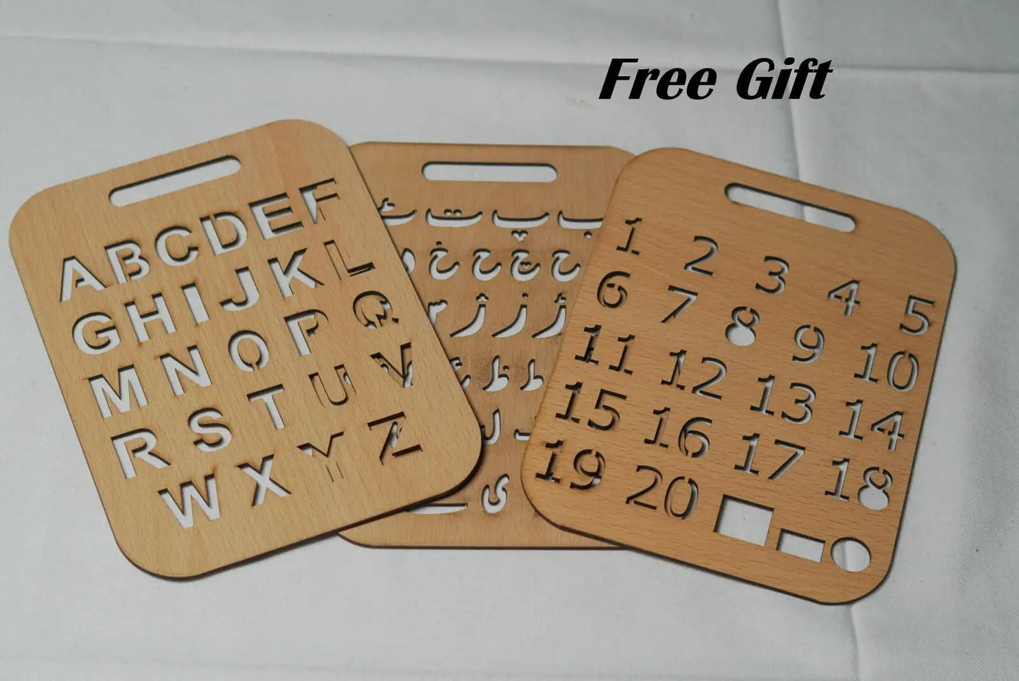 3 in 1 Wooden Kids Drawing Stencils + Puzzle Jumbo Pack ( 138 Wooden Pieces Set ) With Puzzels
