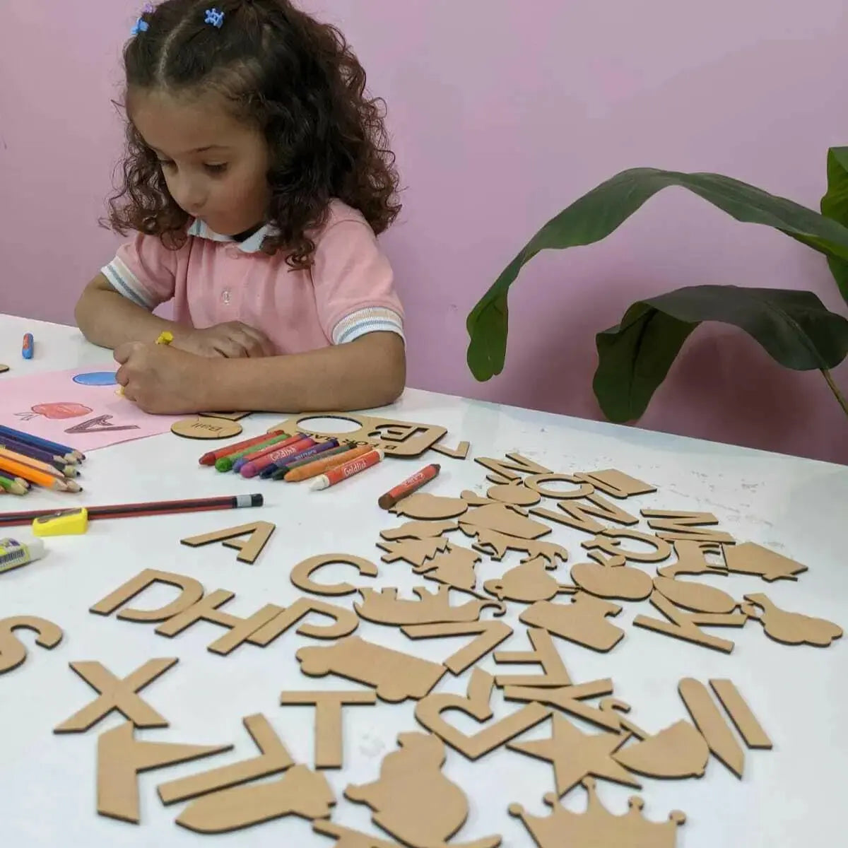 A to Z Alphabet Wooden Stencils & Puzzles for Kids – Fun Learning