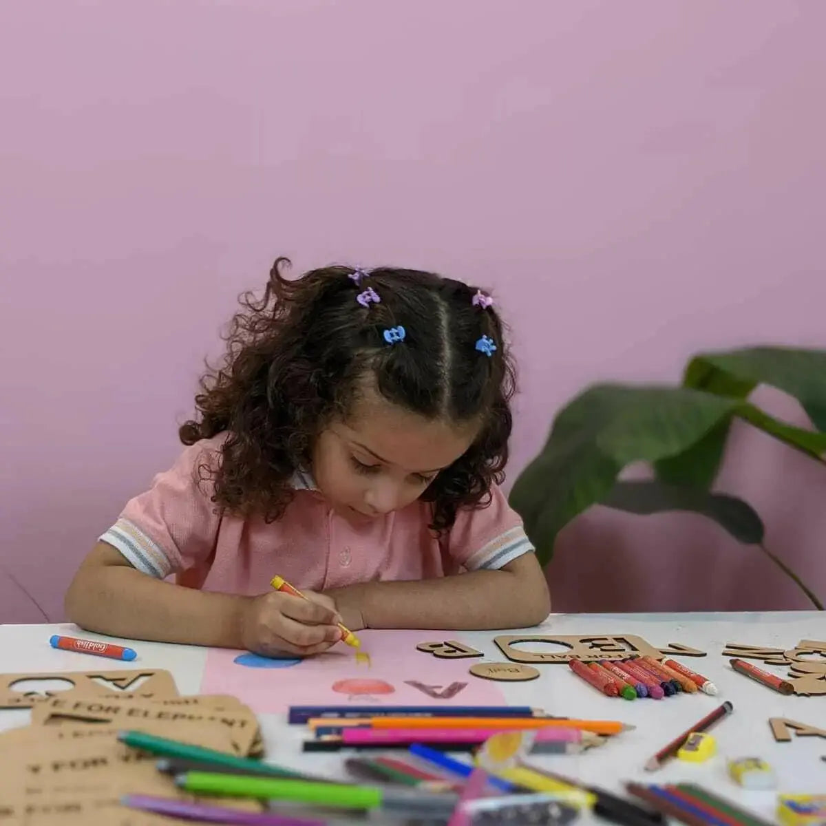 A to Z Alphabet Wooden Stencils & Puzzles for Kids – Fun Learning