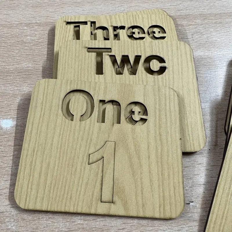 Counting Drawing and Puzzles Stencils ONE to TEN