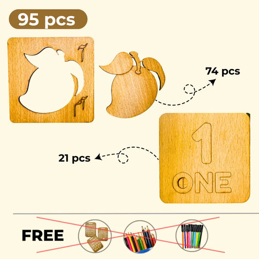 3in1 - 159 Pcs Best Learning Toys for Kids